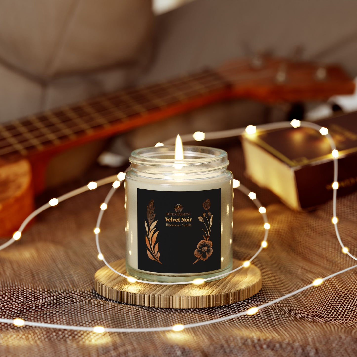 Velvet Noir Blackberry Vanilla - Scented Candle - (4oz, 9oz)