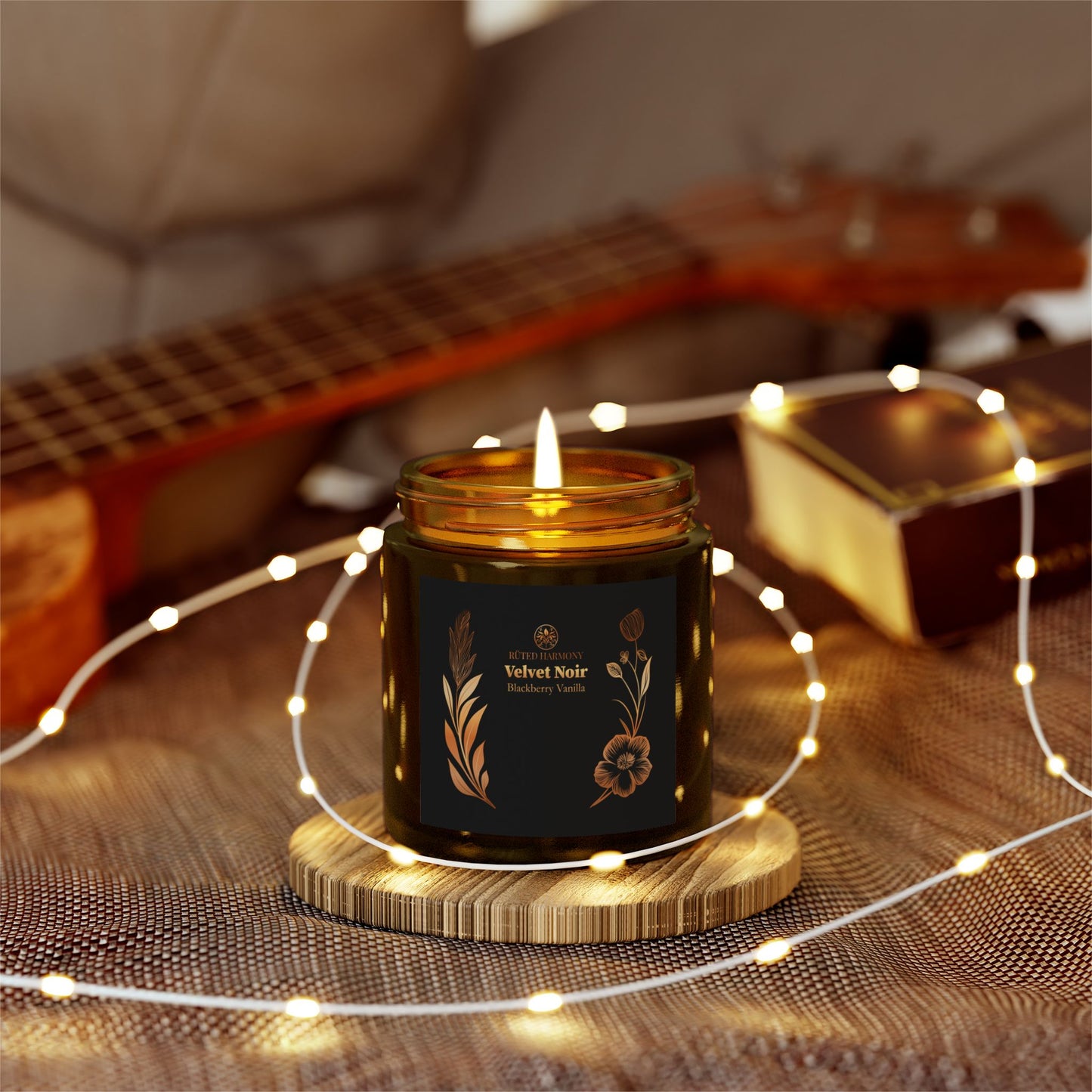 Velvet Noir Blackberry Vanilla - Scented Candle - (4oz, 9oz)