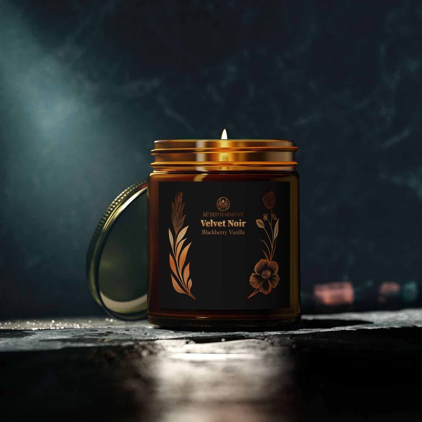 Velvet Noir Blackberry Vanilla - Scented Candle - (4oz, 9oz)