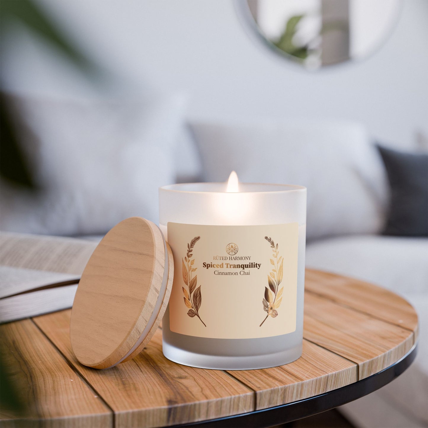 Spiced Tranquility - Cinnamon Chai Candle