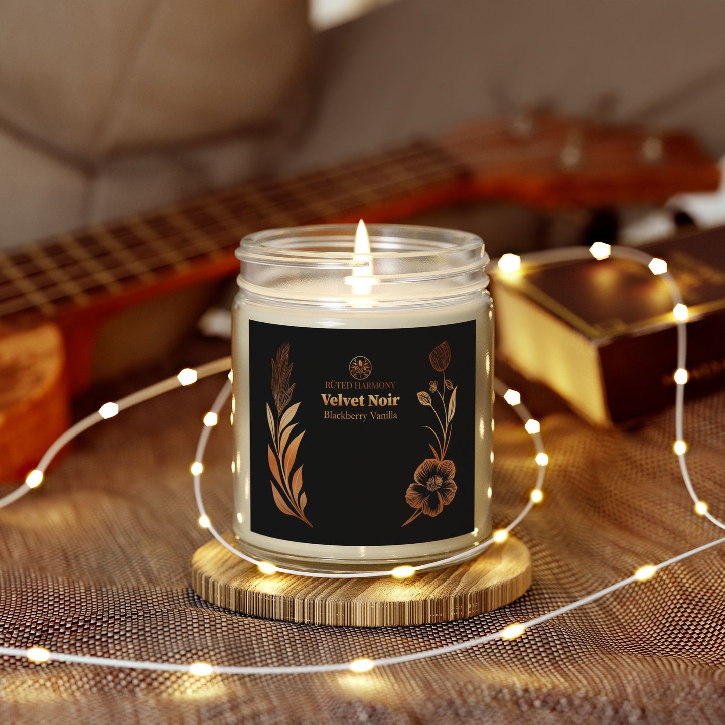 Velvet Noir Blackberry Vanilla - Scented Candle - (4oz, 9oz)