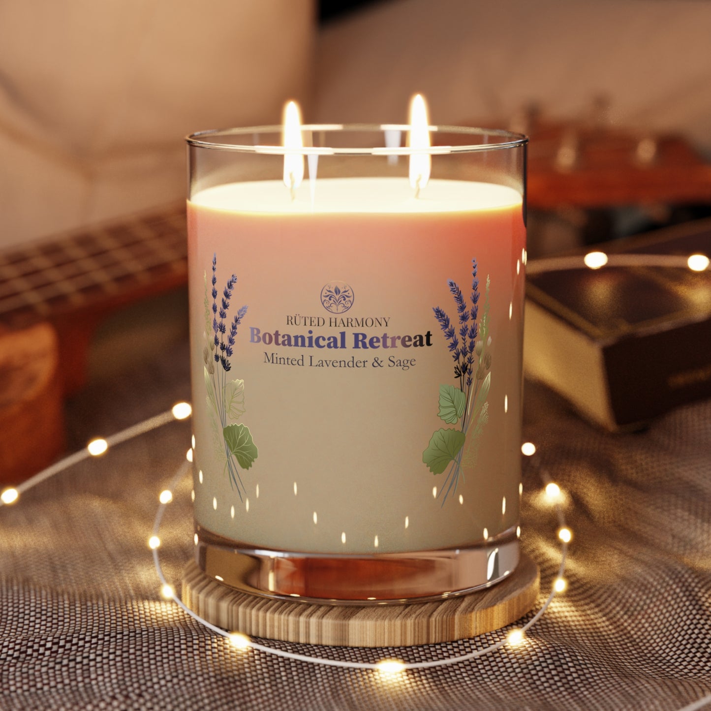 Botanical Retreat - Minted Lavender & Sage Scented Candle
