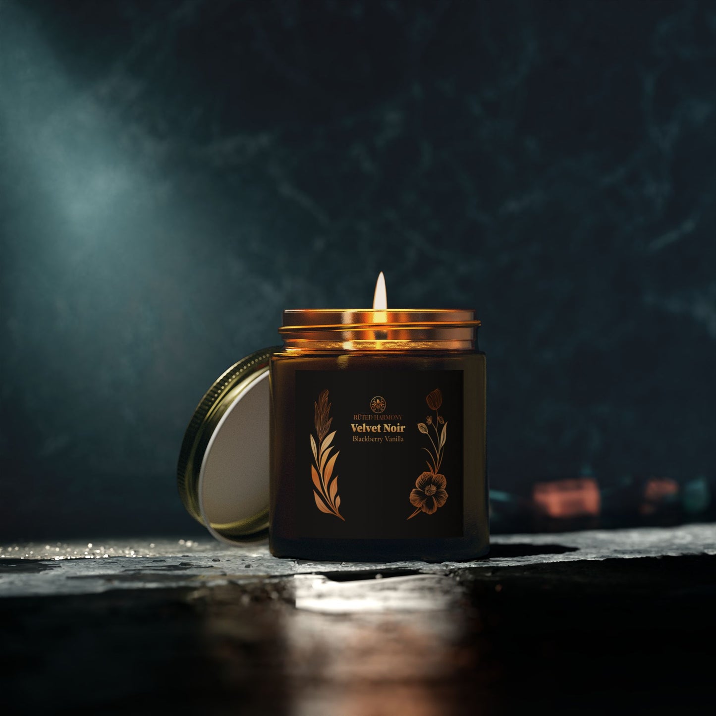 Velvet Noir Blackberry Vanilla - Scented Candle - (4oz, 9oz)