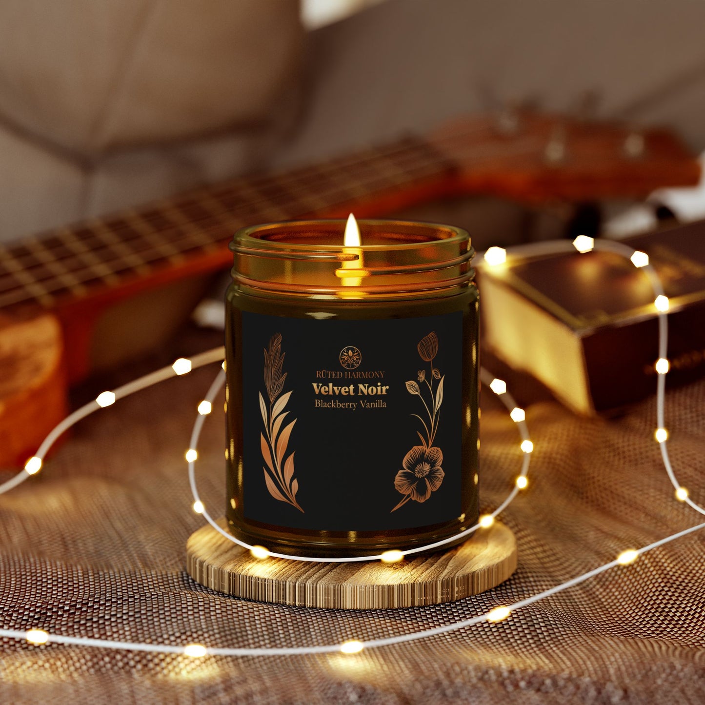 Velvet Noir Blackberry Vanilla - Scented Candle - (4oz, 9oz)