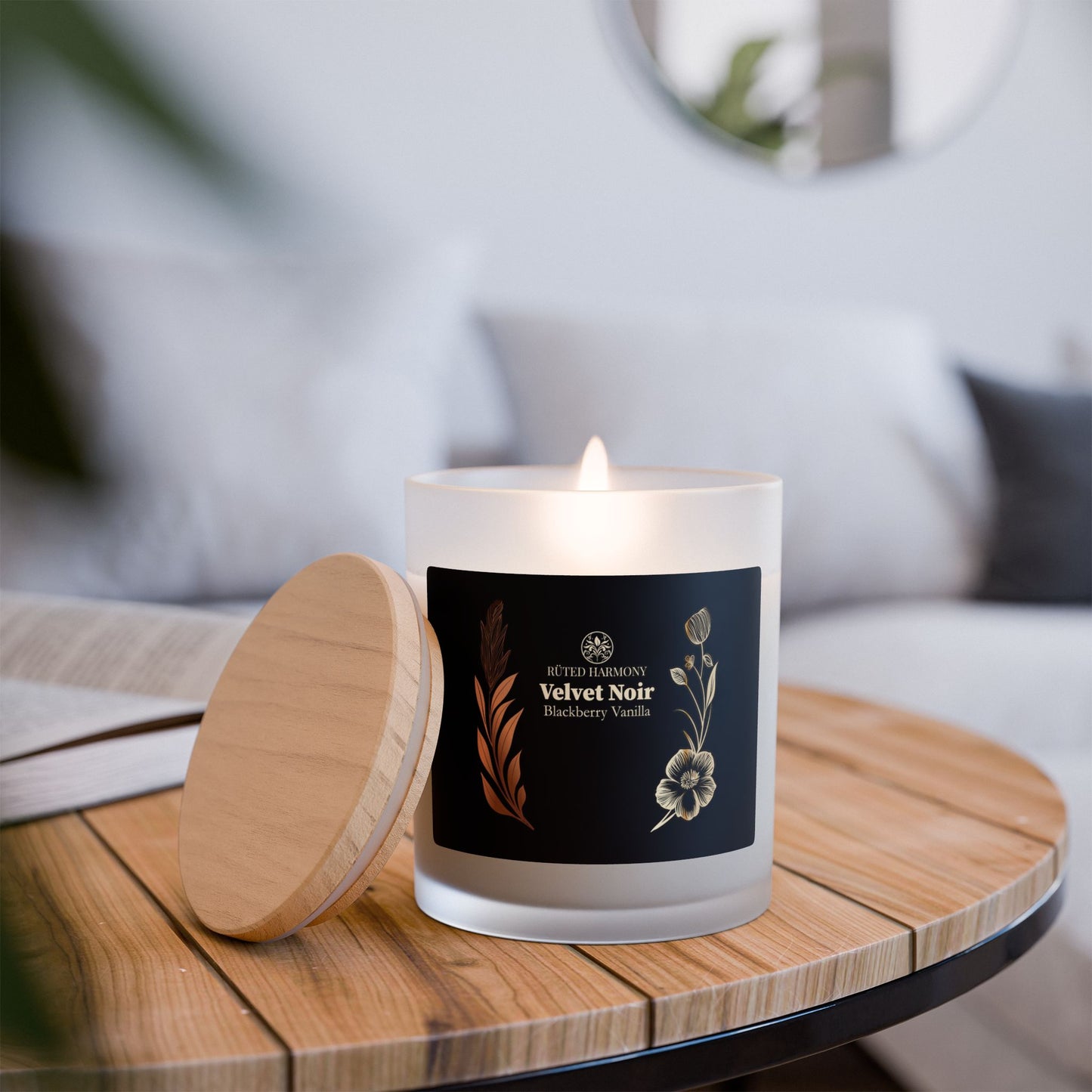 Velvet Noir - Blackberry Vanilla Scented Candle
