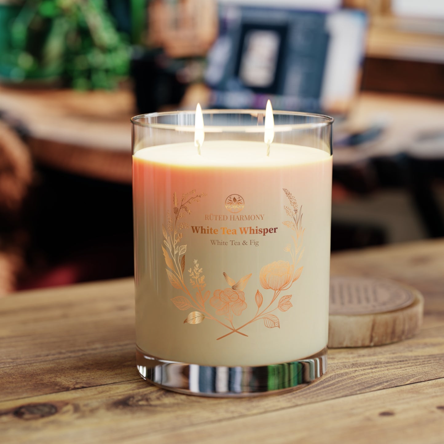 White Tea Whisper - White Tea & Fig Scented Candle