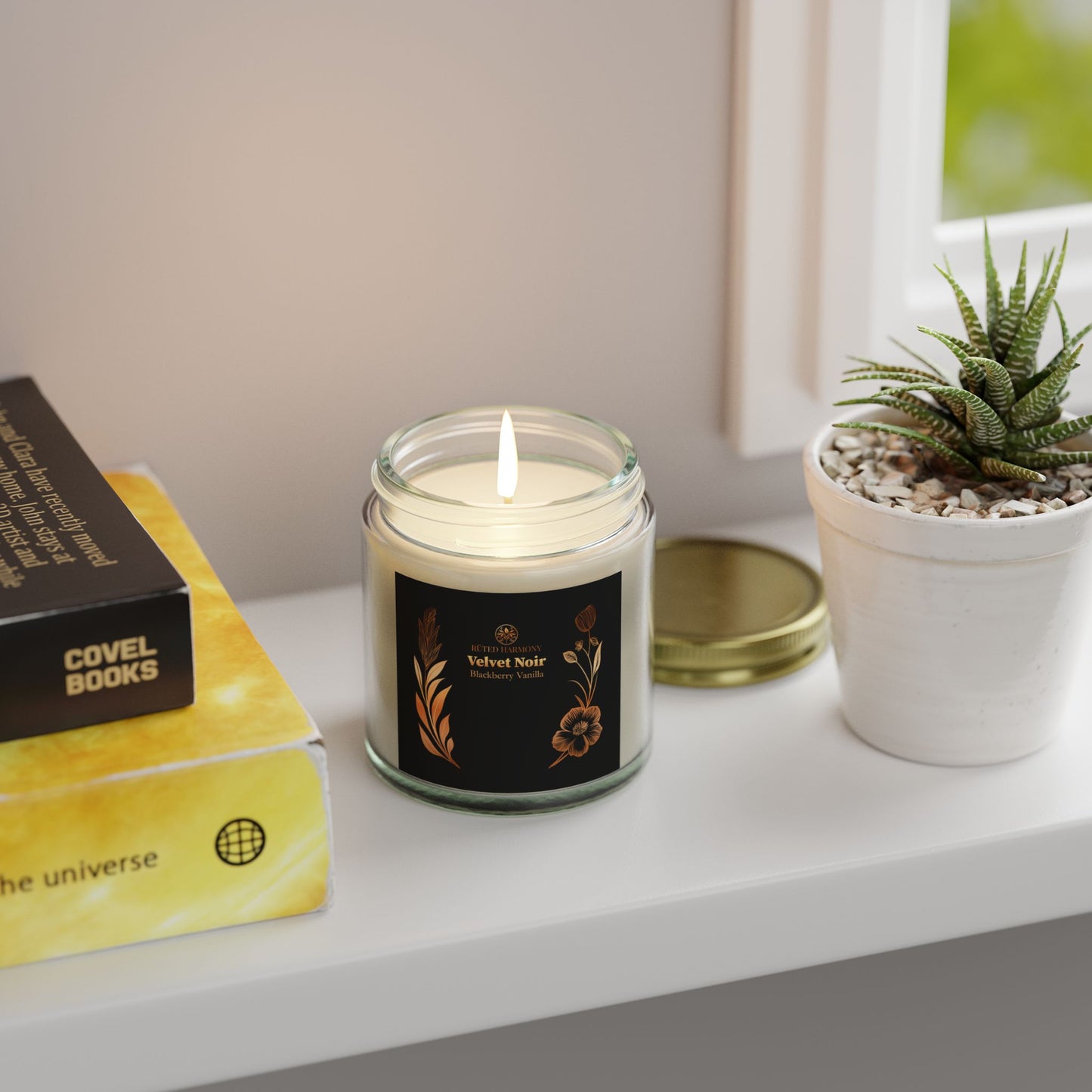 Velvet Noir Blackberry Vanilla - Scented Candle -  (4oz, 9oz)
