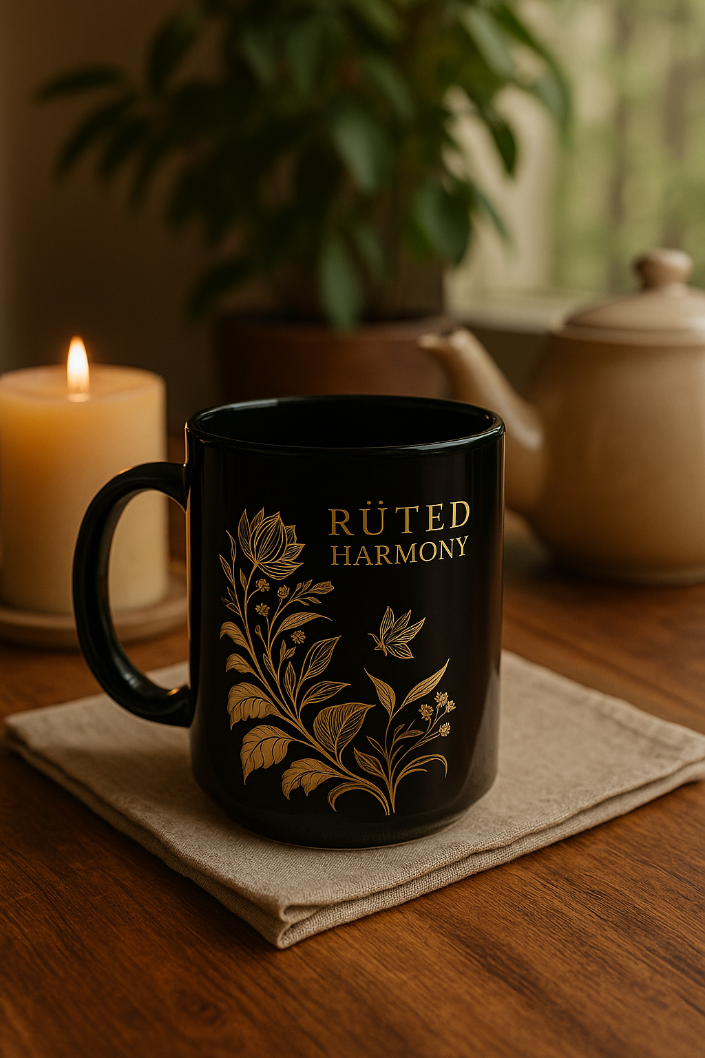 Rüted Harmony Gold Signature Mug ✨