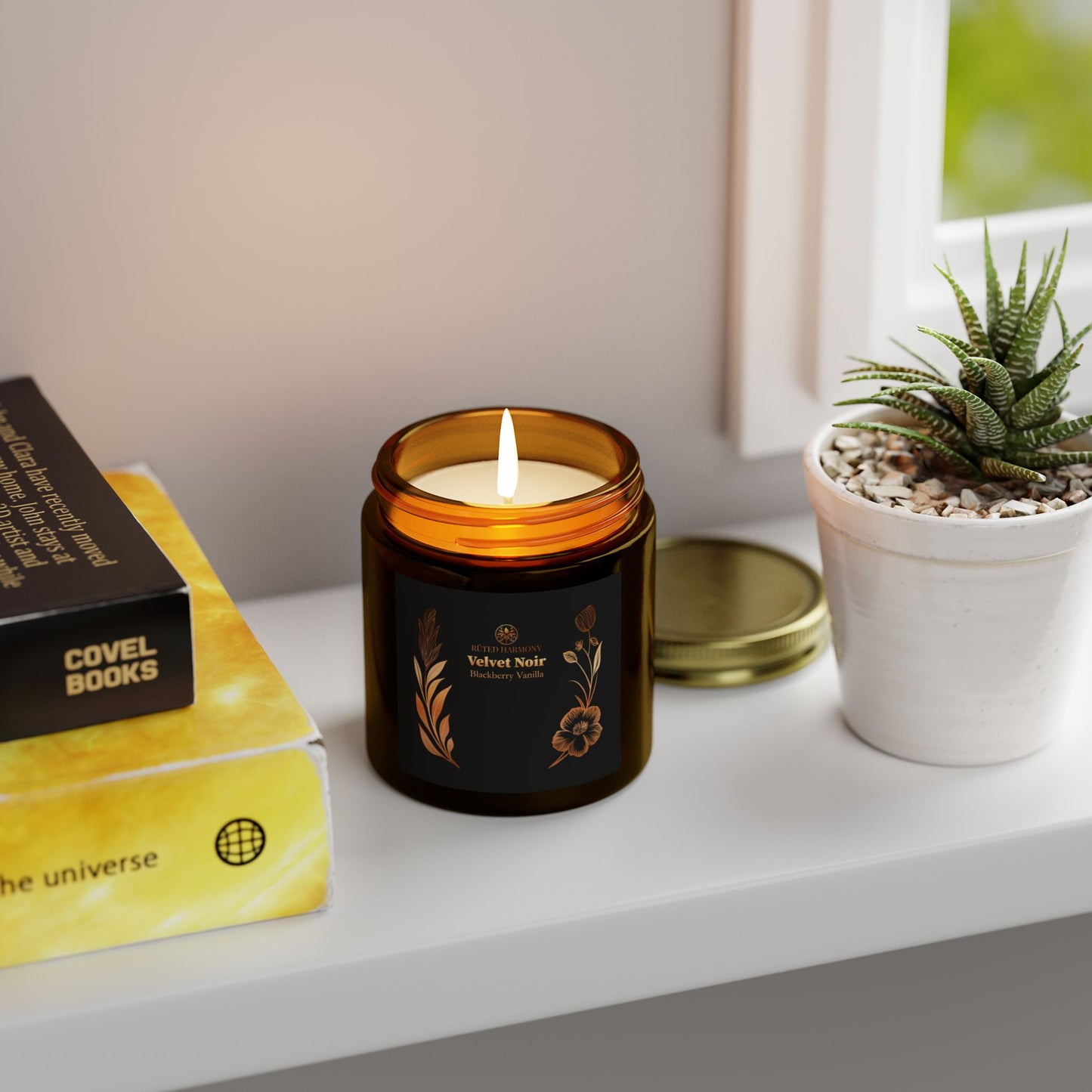 Velvet Noir Blackberry Vanilla - Scented Candle -  (4oz, 9oz)