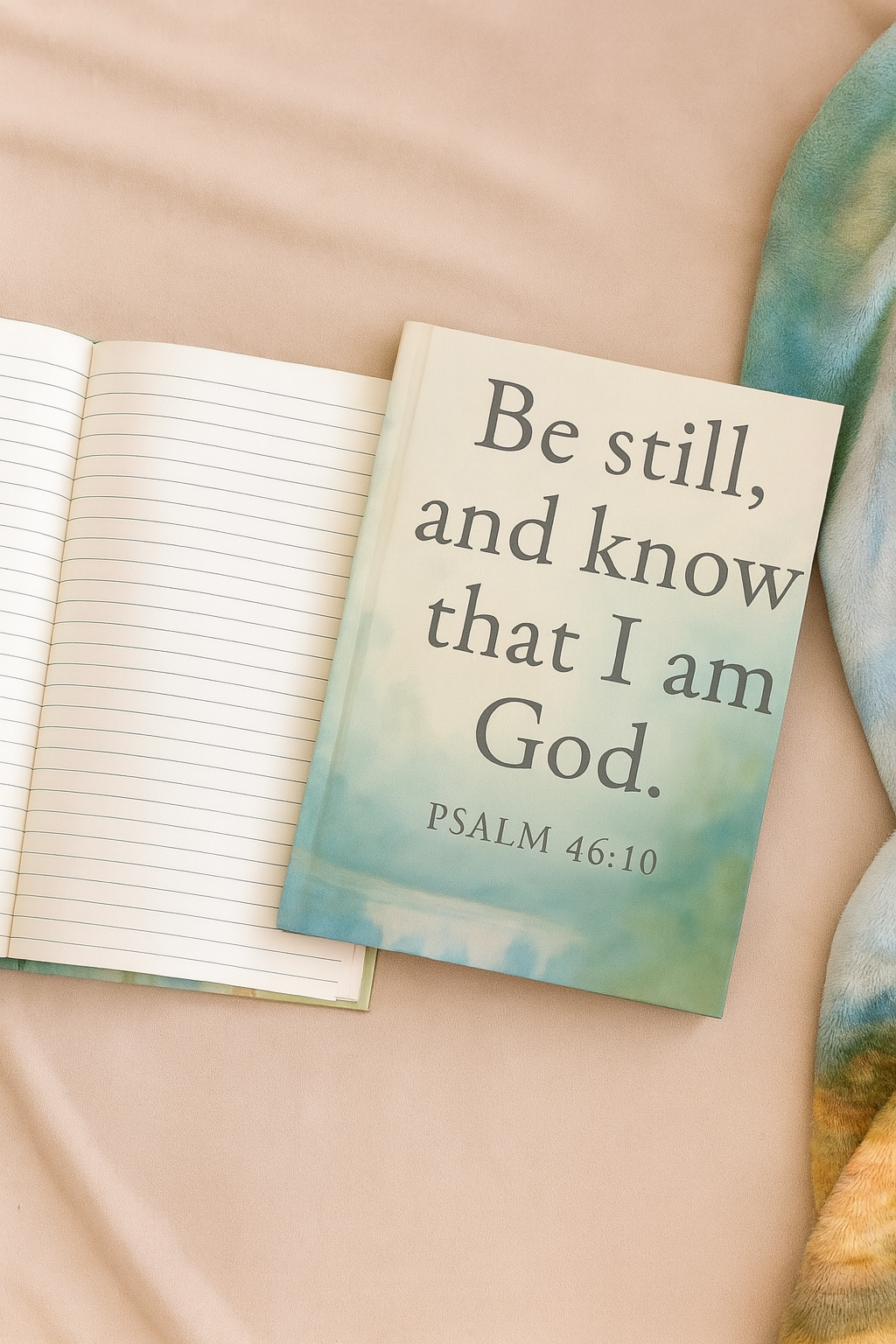 Faith Journal – “Be Still and Know” Hardcover Journal, Christian Gift, Psalm 46:10 Notebook, Prayer & Reflection Diary, Nature-Inspired Spiritual Journal