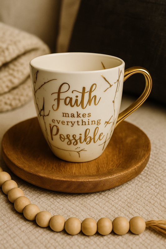 ✨ Faith Makes Everything Possible Mug
