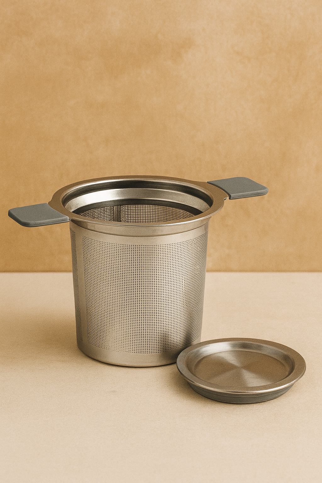 Stainless Steel Loose-Leaf Tea Infuser with Lid