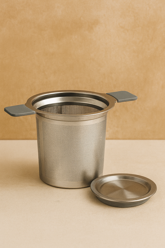 Stainless Steel Loose-Leaf Tea Infuser with Lid